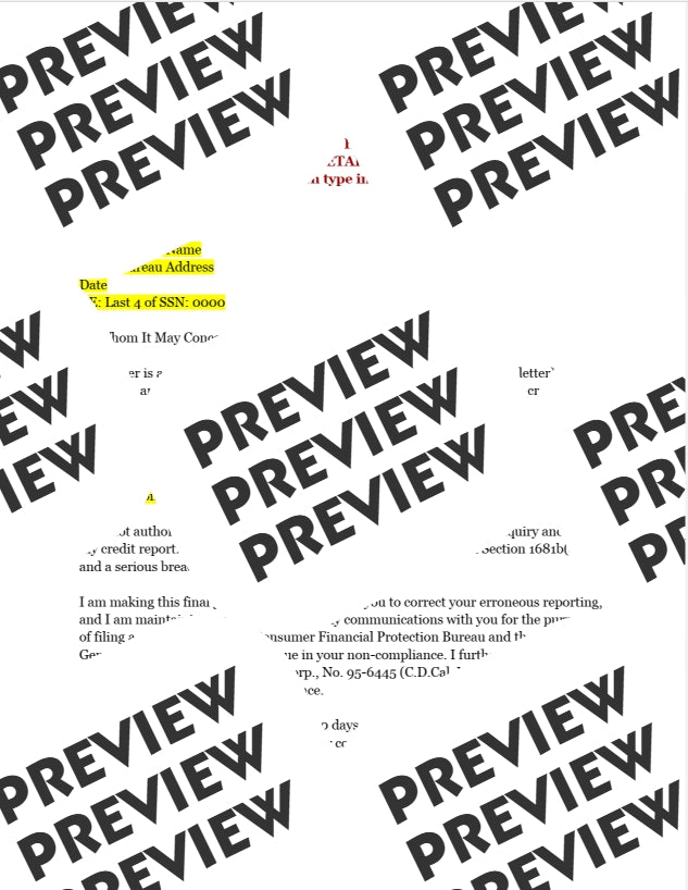 Inquiry Removal Letter 2