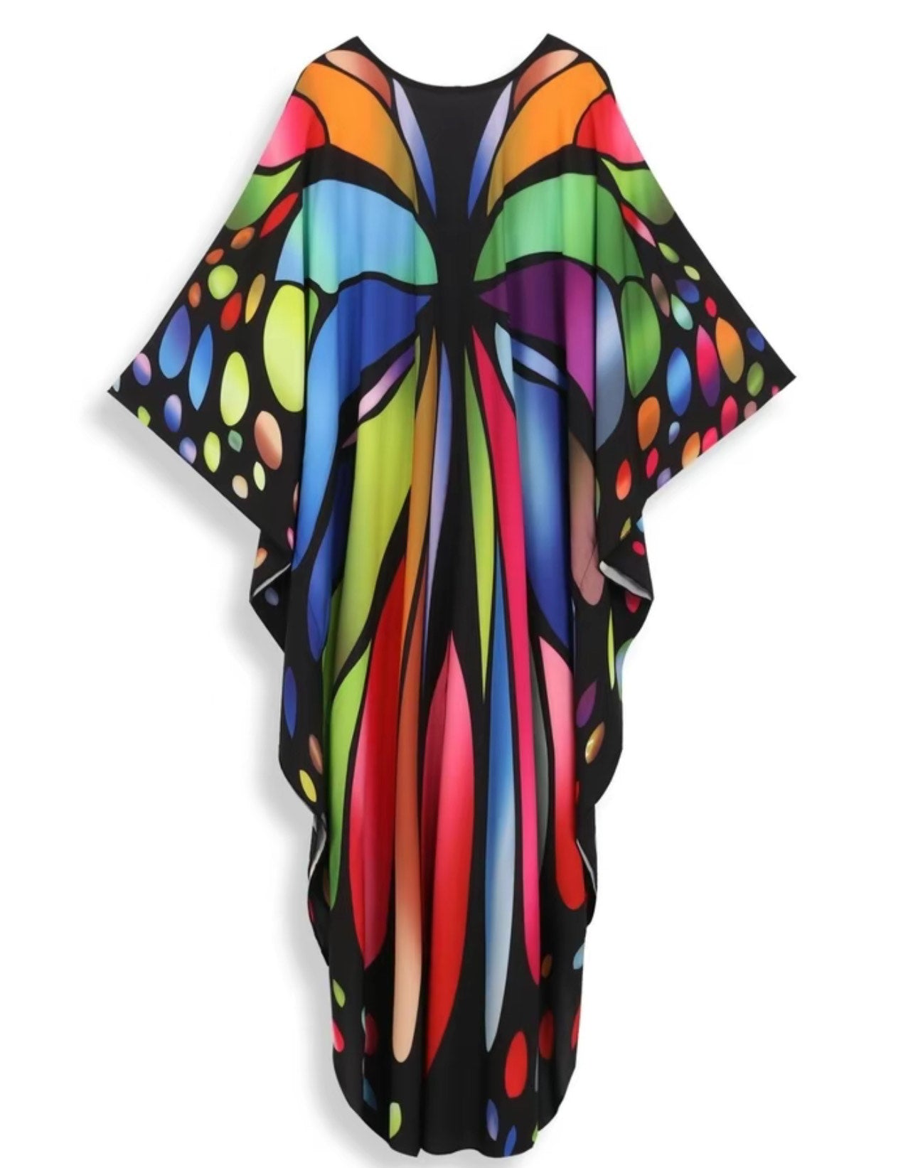 Butterfly Kaftan Dress