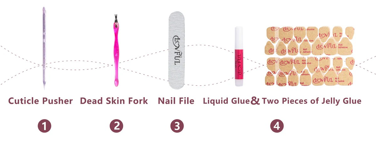 Mystic Wings Handmade Stiletto Nails