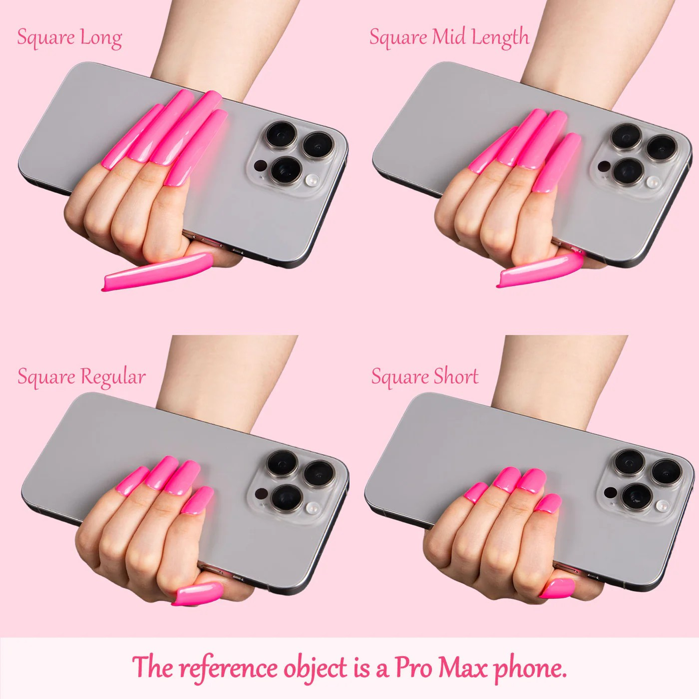 Chic Luxe Handmade Square Nails