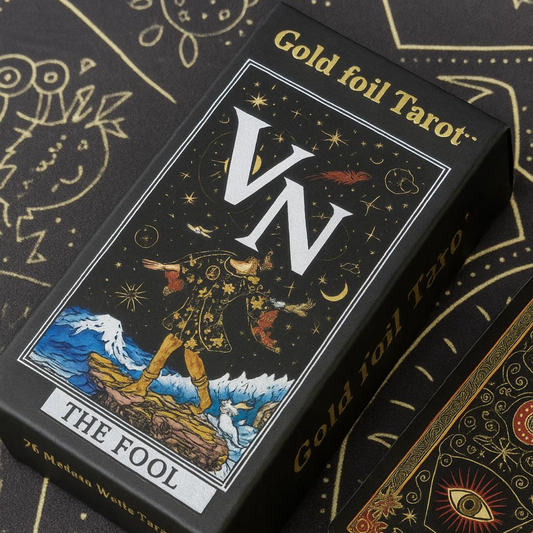Venusnii Gold Foil Tarot Cards