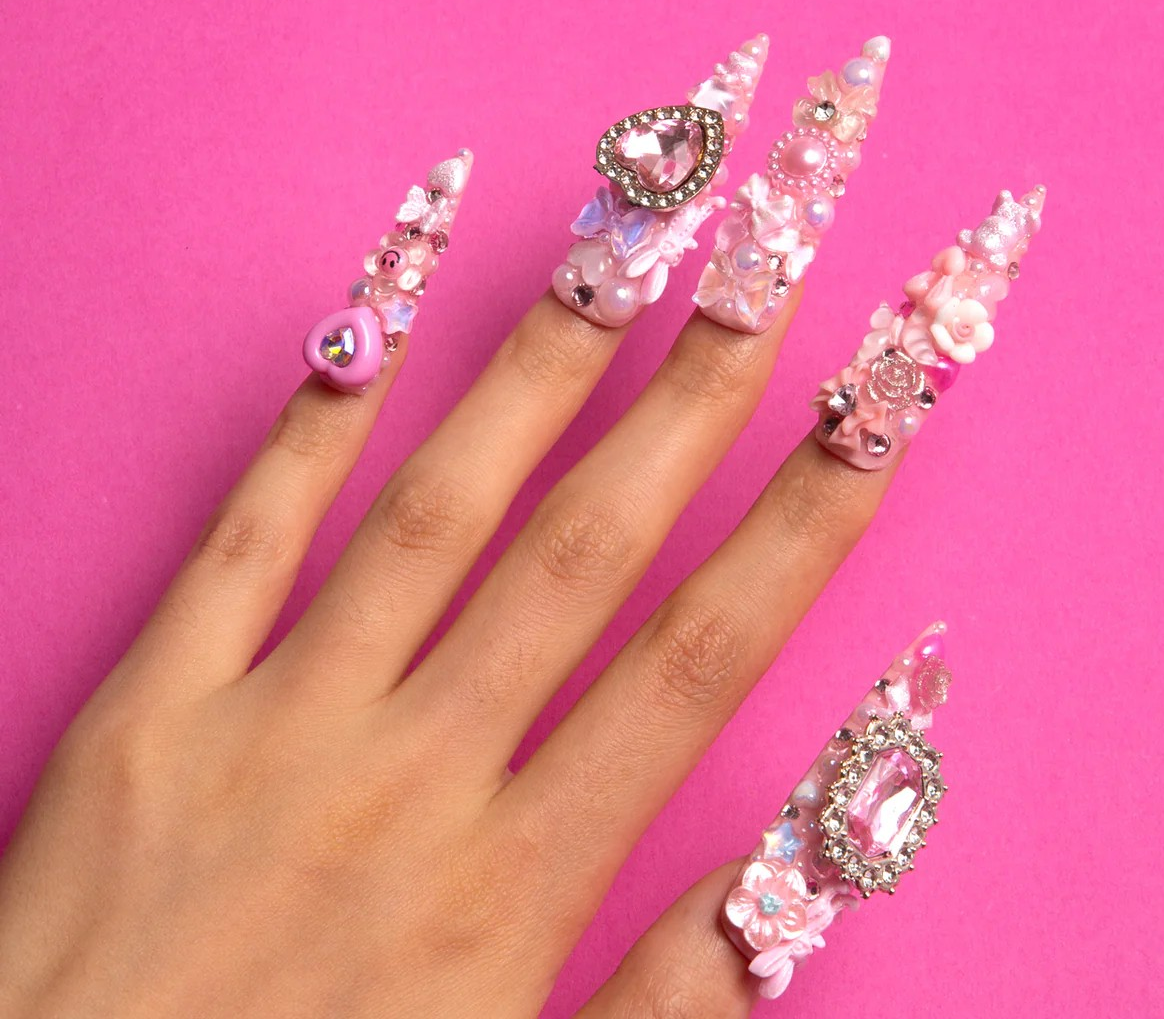 Fairies Dream Handmade Stiletto Nails